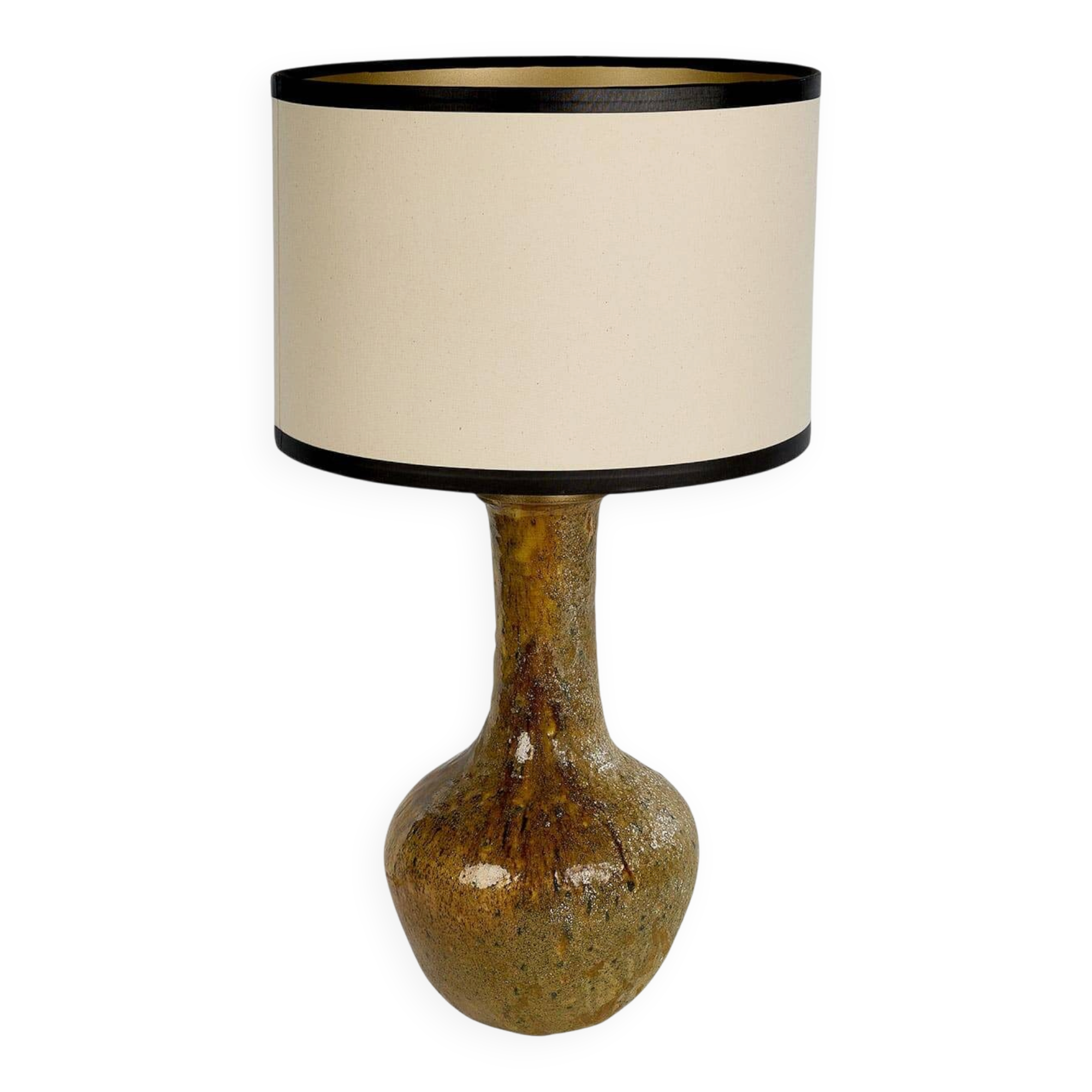 Lamp in Tamegroute shades of ochre.