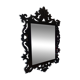 Elegant and timeless oriental black mirror