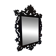 Elegant and timeless oriental black mirror