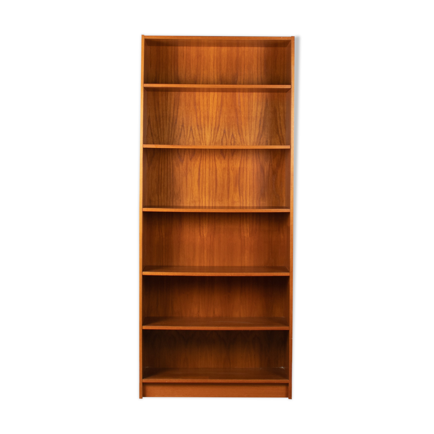 Retro Teak 1960s Danish Full Size Bookcase Shelves