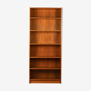 Retro Teak 1960s Danish Full Size Bookcase Shelves