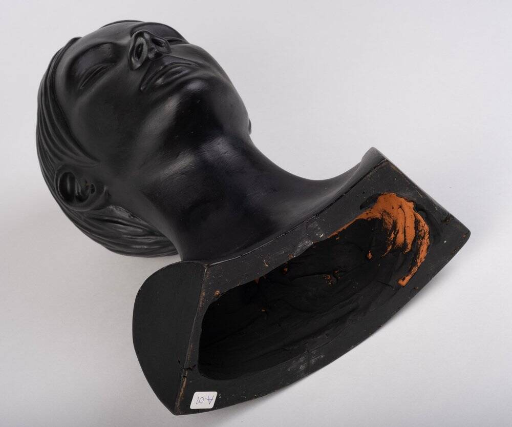 Sculptural Bust of a Woman in Clay, Denmark, 1975