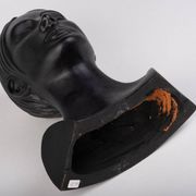 Sculptural Bust of a Woman in Clay, Denmark, 1975
