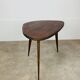 50s tripod coffee table with compass legs