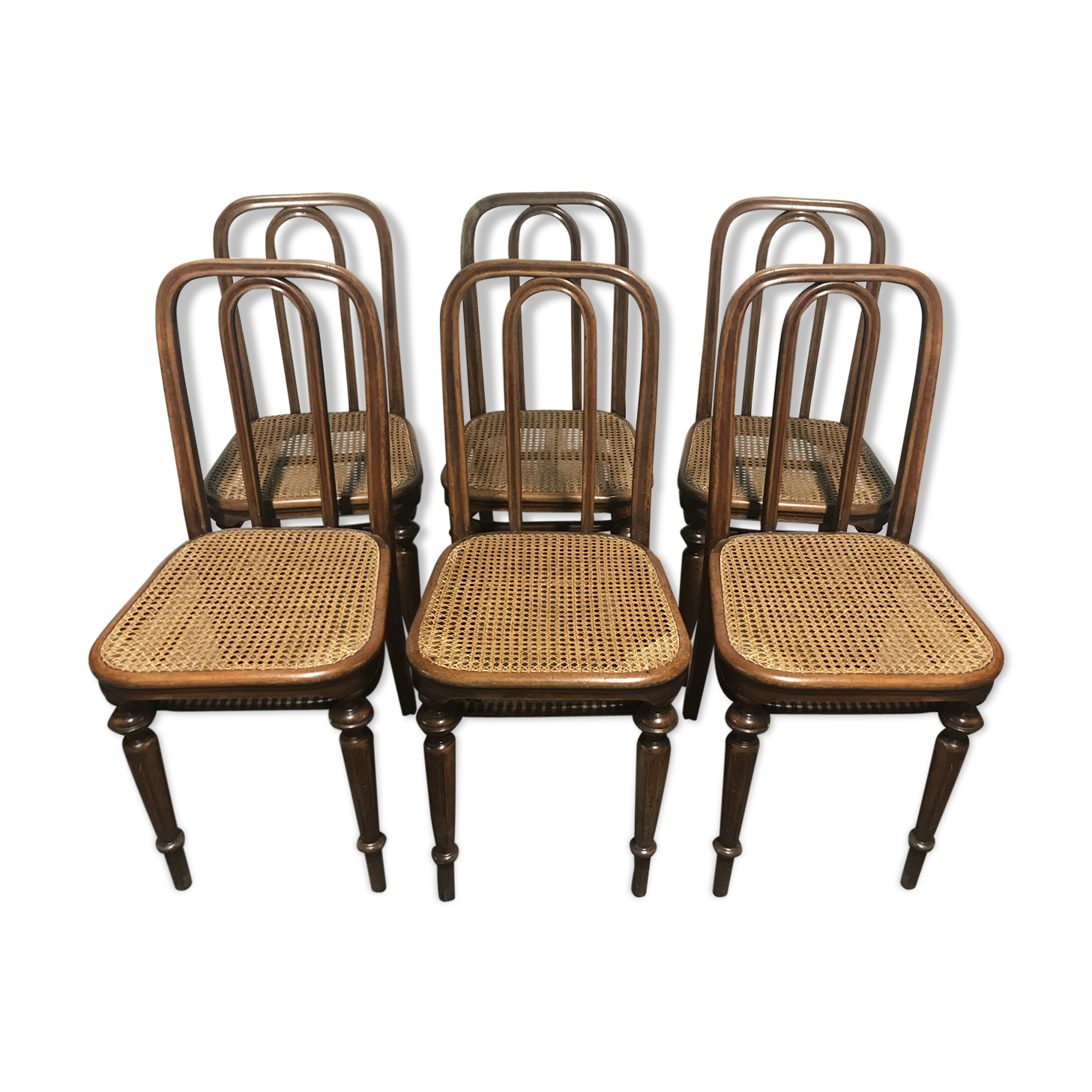 6 chairs Thonet Wien 1922