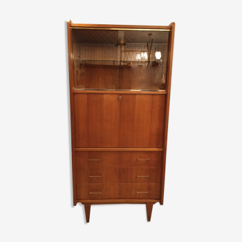 Vintage secretary chest of drawers 3 drawers showcase