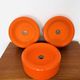 Set of 3 1970s XL Ufo Wall or Ceiling Lamps from Staff