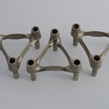 Swim vintage design stackable candlesticks