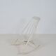 Scandinavian rocking chair with unusual design, 1950s