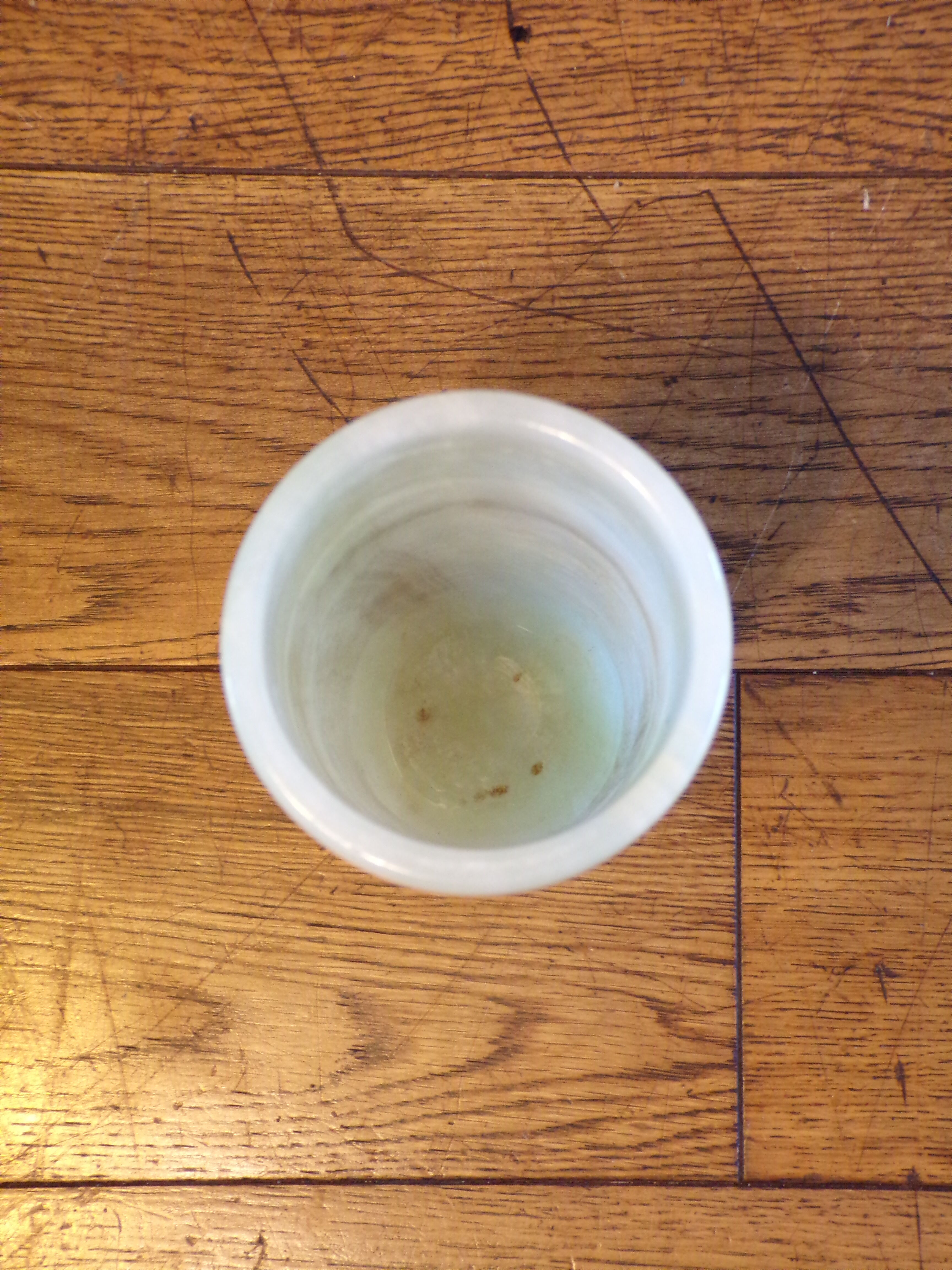 Onyx roll vase h=24cm