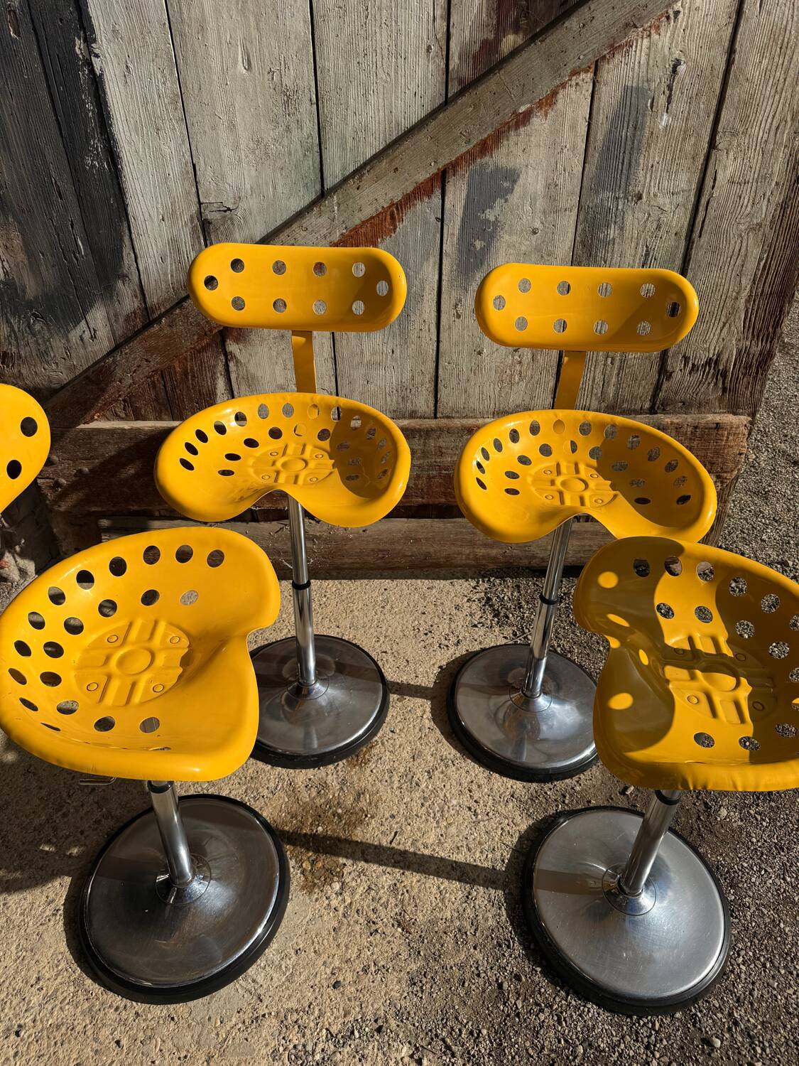 4 tabourets par Etienne Fermigier pour Mirima