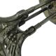 Art Nouveau centerpiece, glass, Quist, Germany, early 20th c.