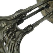 Art Nouveau centerpiece, glass, Quist, Germany, early 20th c.