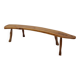 Wooden Tree Trunk Bench, France 1960s