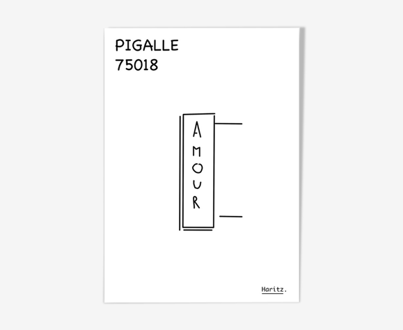 Illustration, "Pigalle" Paris