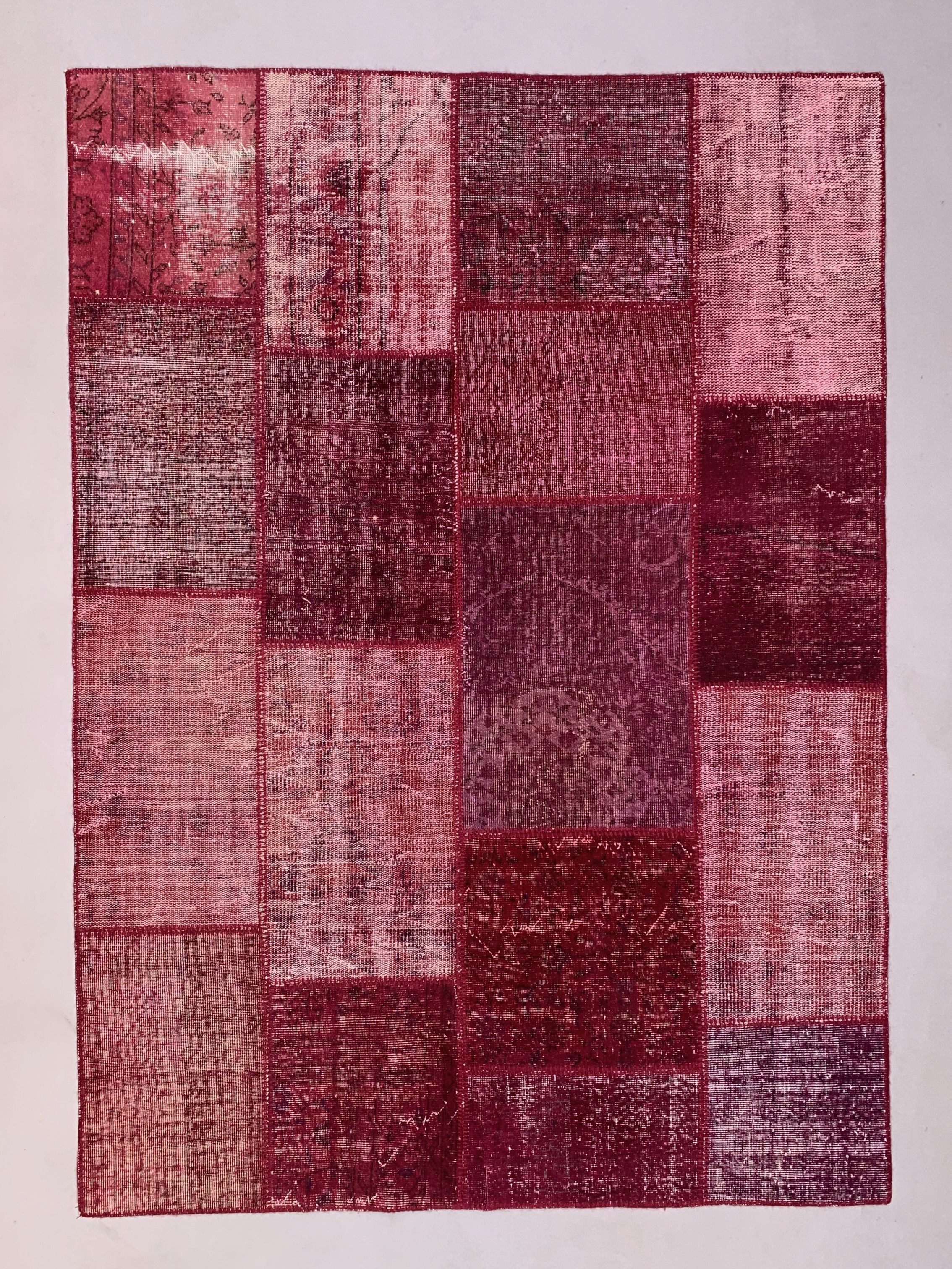 Distressed turkish patchwork rug 240x170 cm