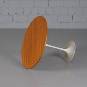 Large rosewood tulip side table by Eero Saarinen for Knoll International