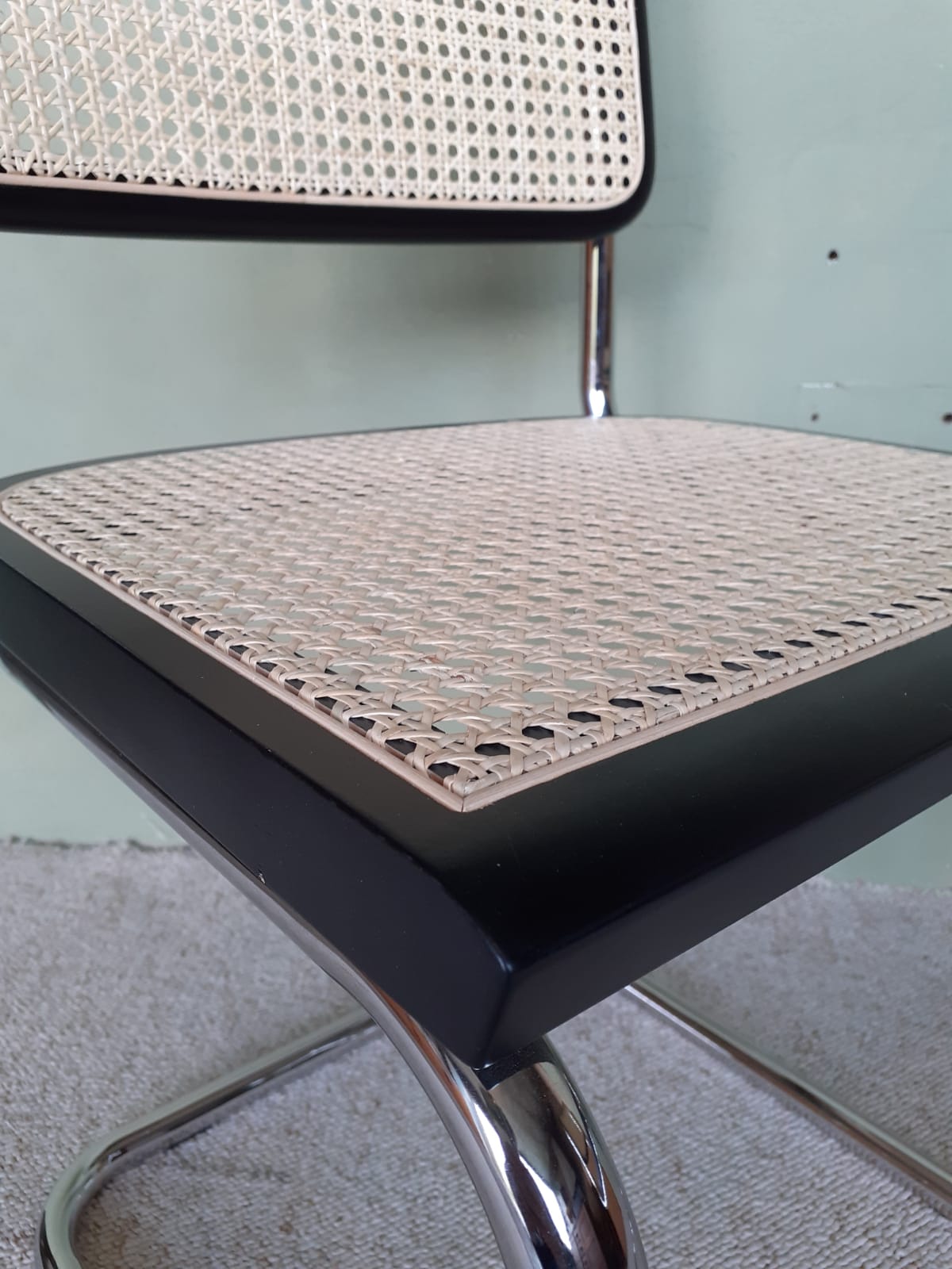 Pair of chairs b32 cesca by Marcel Breuer