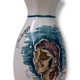 Vase enamelled ceramic, the privateer, Quiberon vintage 1950