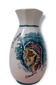 Vase enamelled ceramic, the privateer, Quiberon vintage 1950