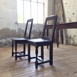 Pair chairs Lorraine