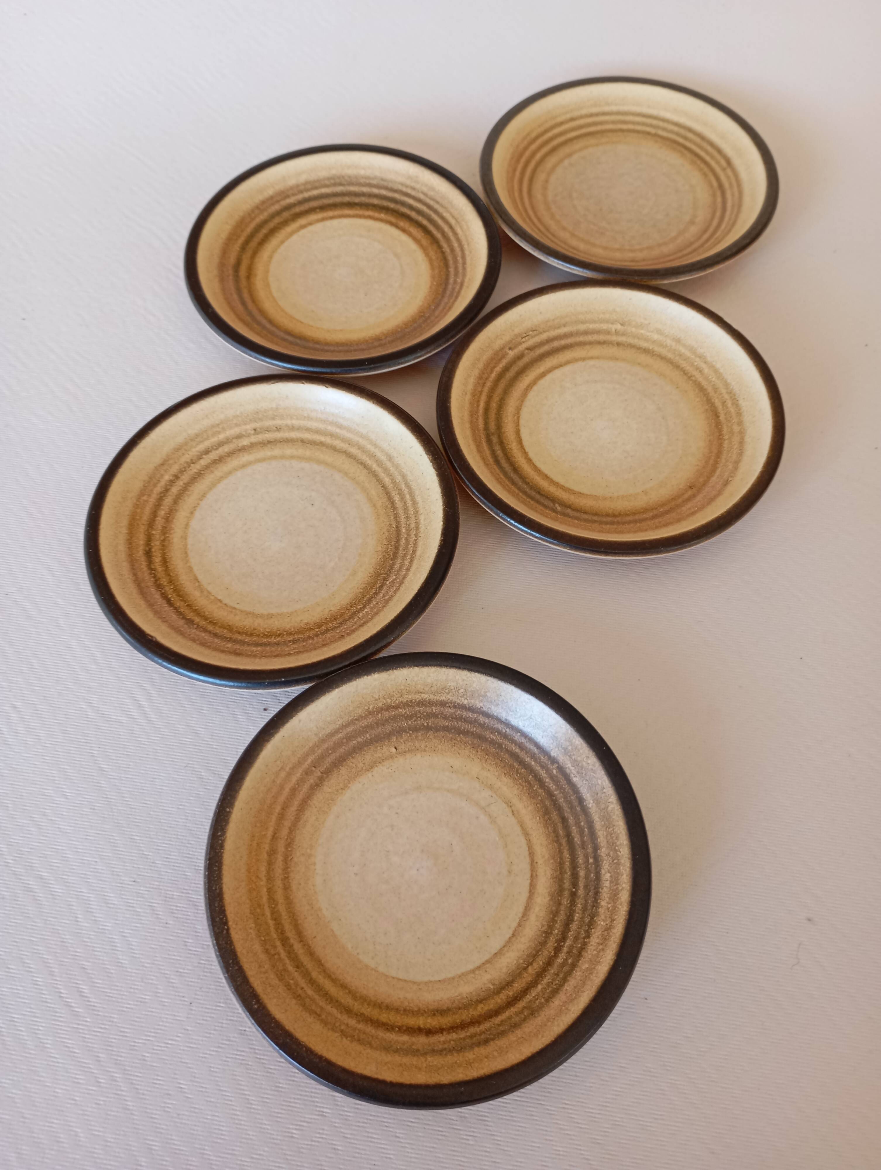 5 assiettes à tapas Salins