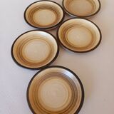 5 assiettes à tapas Salins