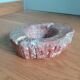 Red marble paperweight ashtray