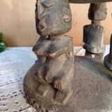 African art, tribal art, antique caryatid stool
