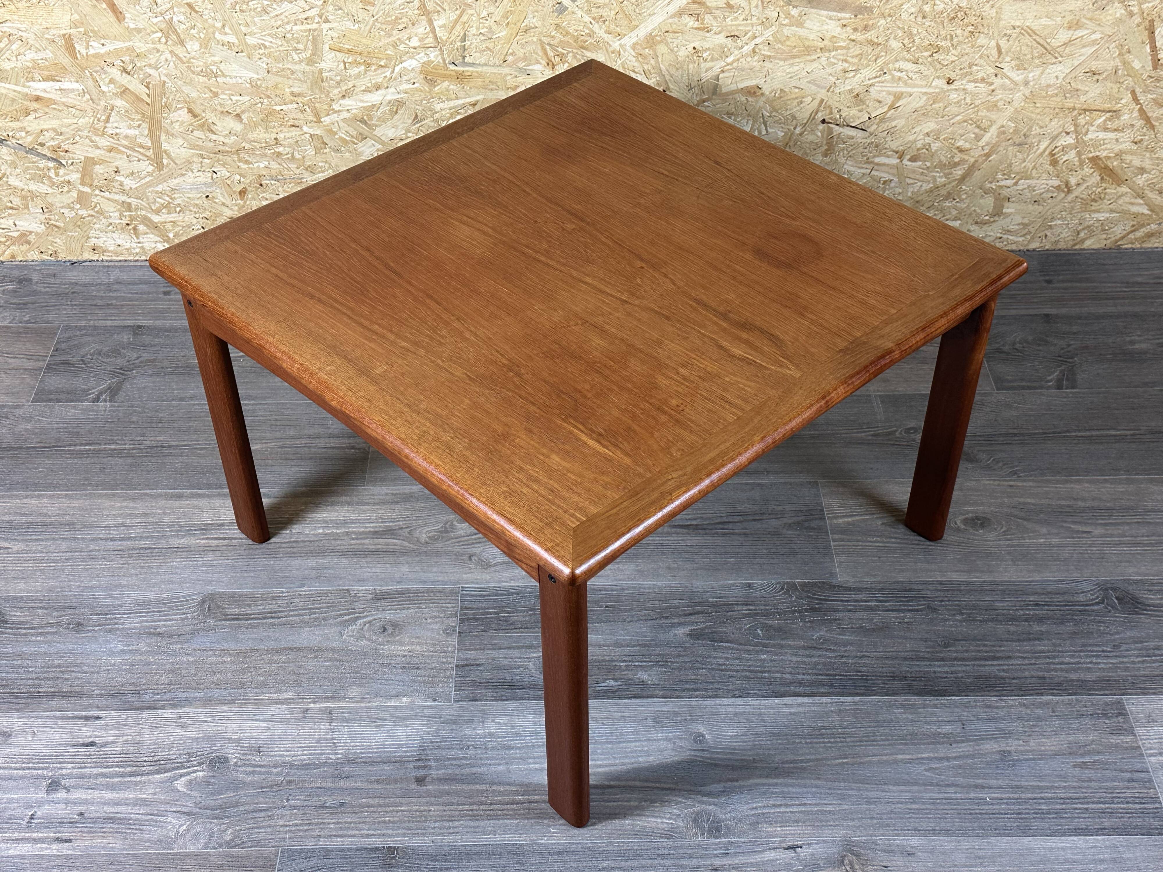 1960s/70s teak coffee table and side table by Glostrup Møbelfabrik Denmark