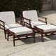 Pair of armchairs and ottomans by John Wisner for Far Horizons – Ficks Reed, 1954