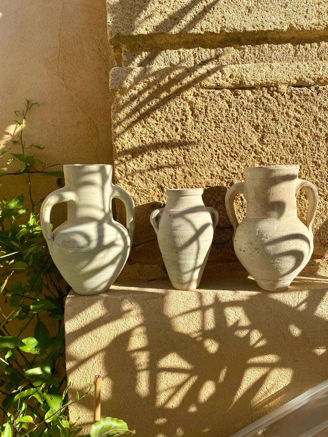 Vintage ceramic amphorae