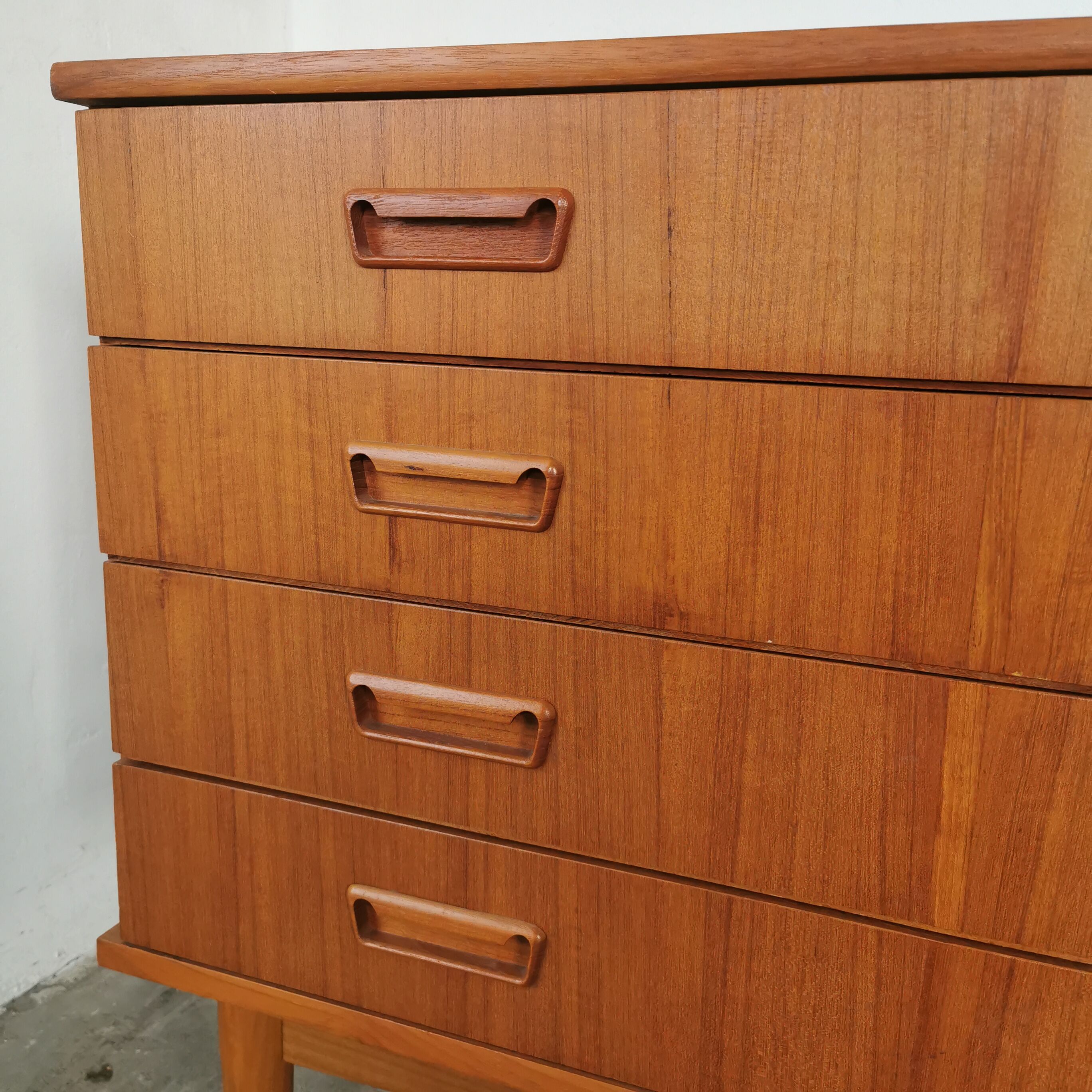 Scandinavian teak chest of drawers 1970