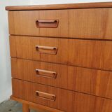 Scandinavian teak chest of drawers 1970