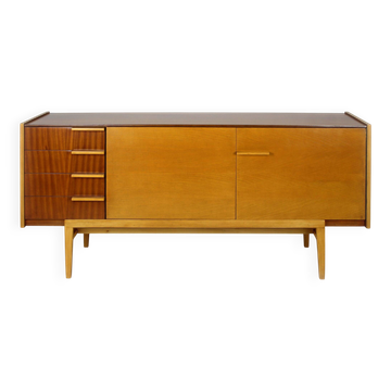 Restored Mid-Century Modern Sideboard in Mahogany and Ash. 1960s