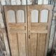 Pair of oak wardrobe doors