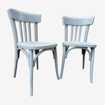 Paire de chaises bistrot baumann