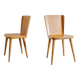 Pair of Swedish Wooden Dining Office Chairs by Göran Malmvall, 1940s