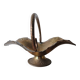 Modernist hammered copper fruit basket, Vienna (Austria)