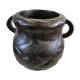 Vintage brutalist wooden pitcher