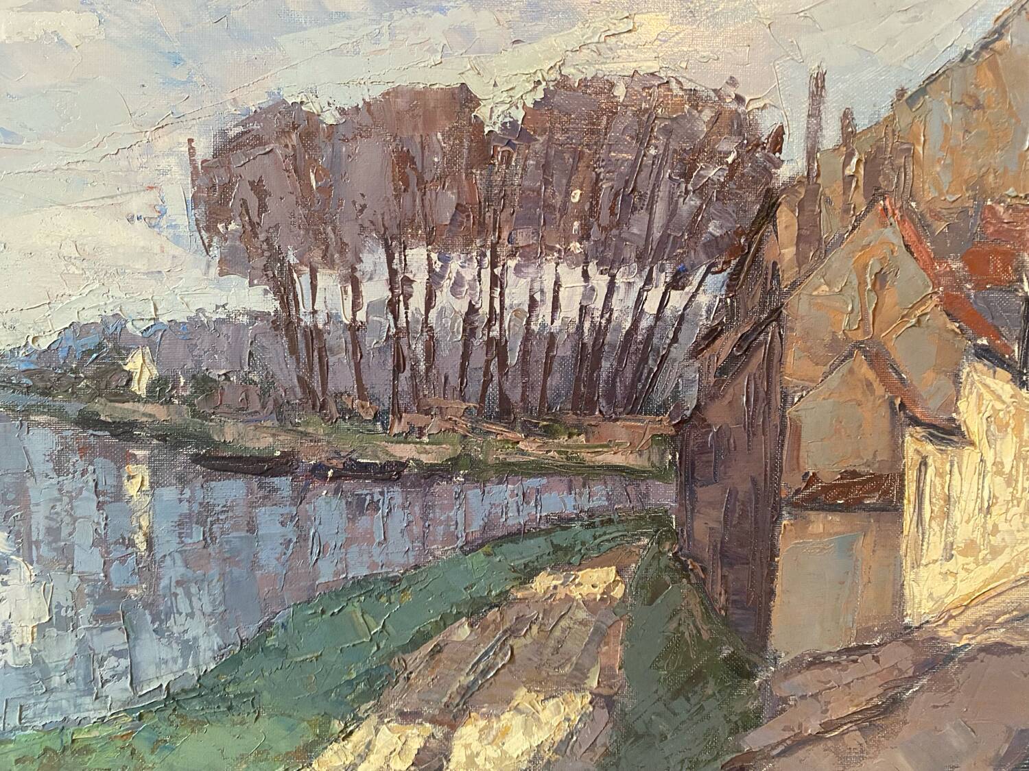Paysage du val de marne signé