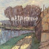 Landscape of the Val de Marne signed