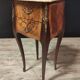 Pair of narrowed bedside tables in the style of Louis XV