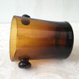 Blown glass ice bucket