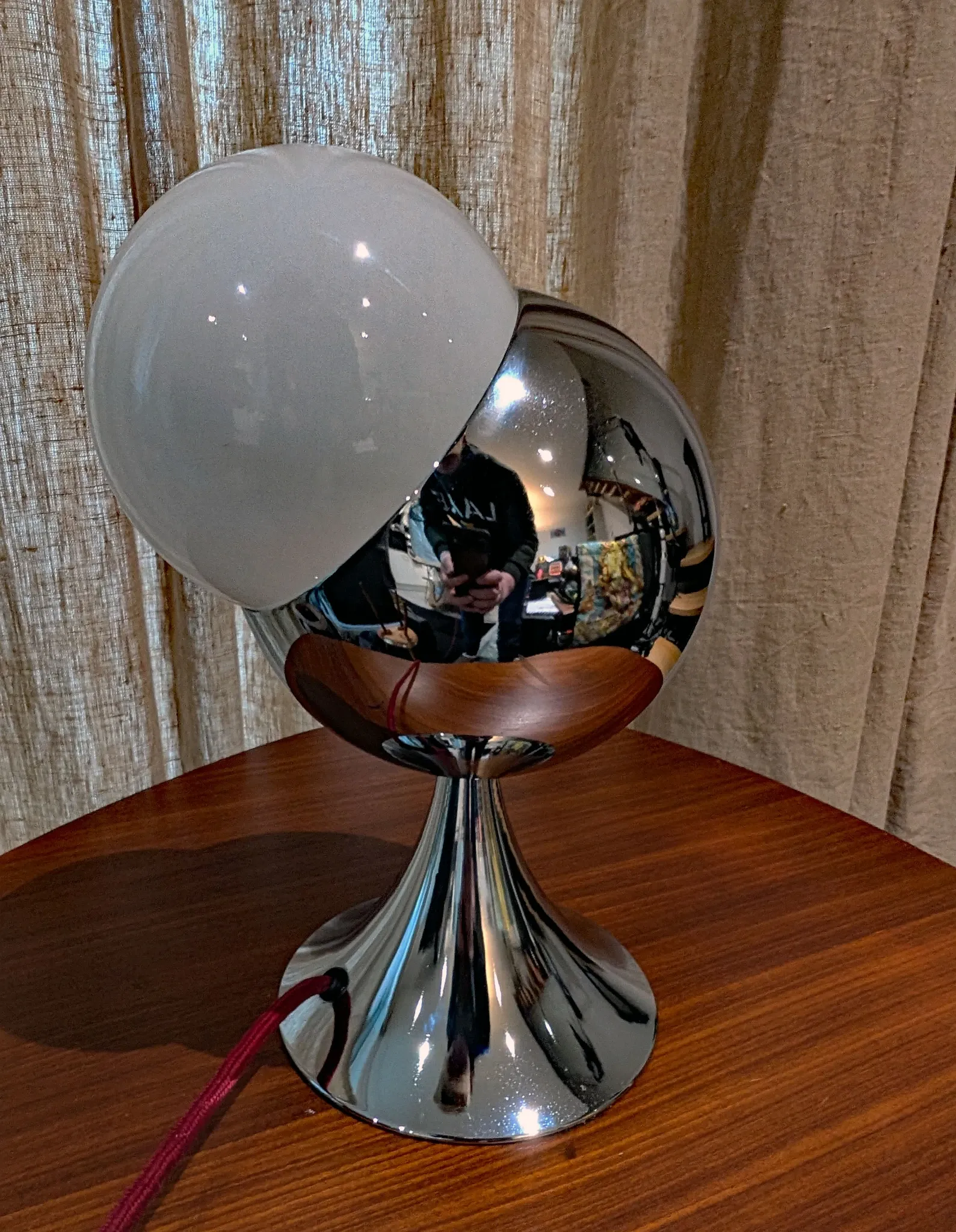 Lampe 60's "Satellite" Chromée – Pièce Unique