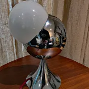 Lampe 60's "Satellite" Chromée – Pièce Unique