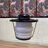 Opaline suspension in Scandinavian design from the 1950s.