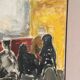 Original Danish Oil on Canvas“Figurative Composition” by Max Bilde