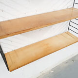 Vintage pinewood book shelves