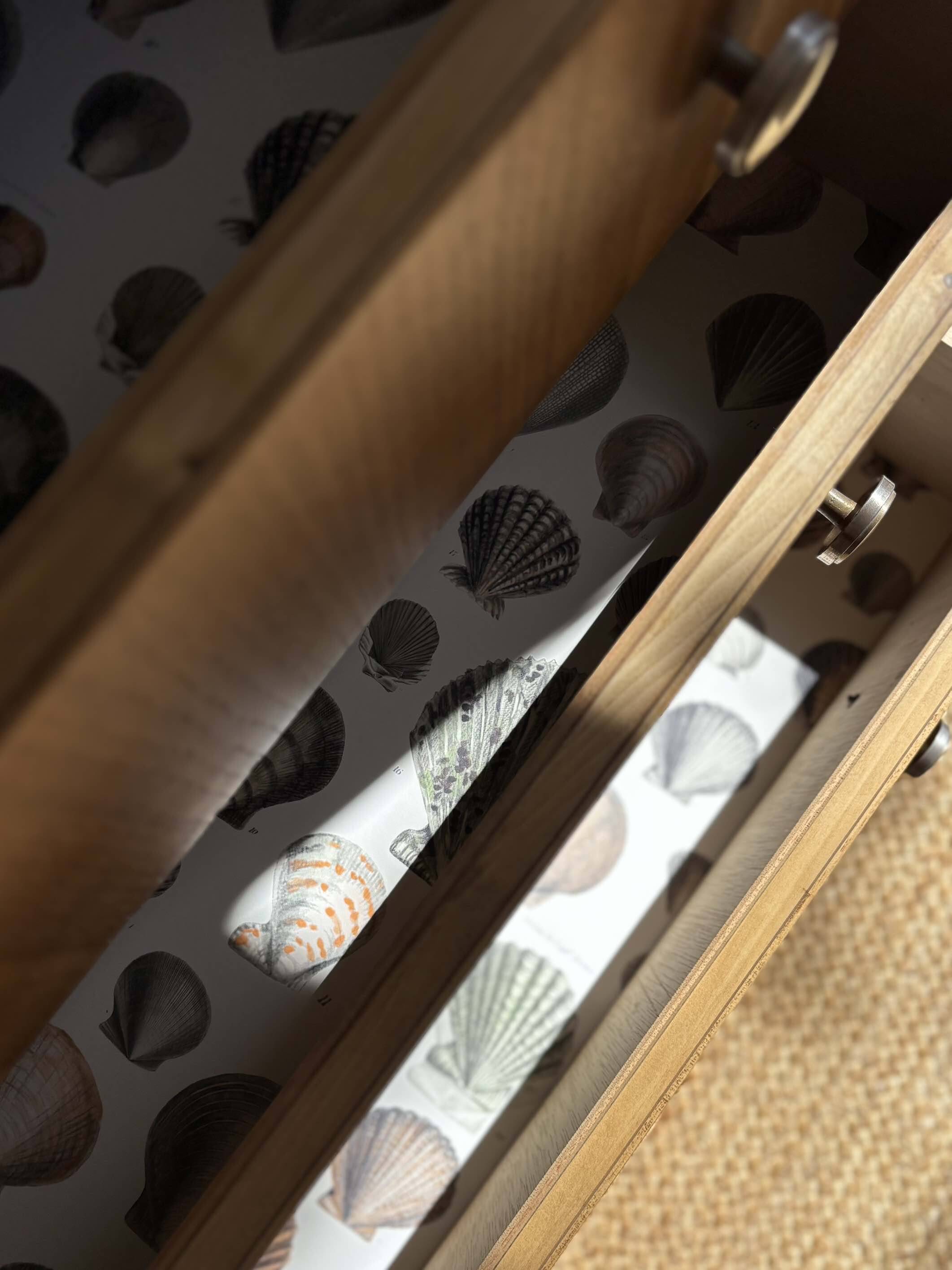 Vintage Scandinavian design commode from the 1950s.